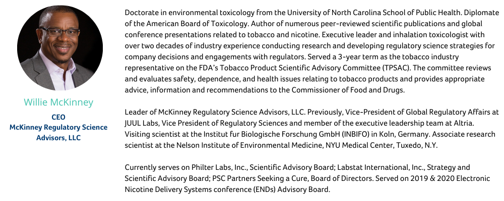 Tobacco Panelists - Panel Discussion