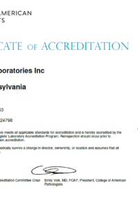 Frontage Central Labs is Awarded the Prestigious CAP Accreditation from the College of American Pathologists CAP Picture Redacted 200x300 - Frontage Central Labs is Awarded the Prestigious CAP Accreditation from the College of American Pathologists
