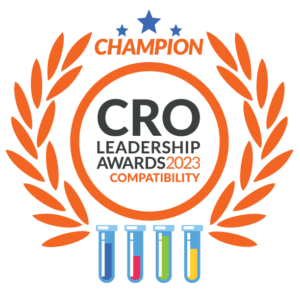 Frontage 2023 CRO Leadership Award Champion Compatability